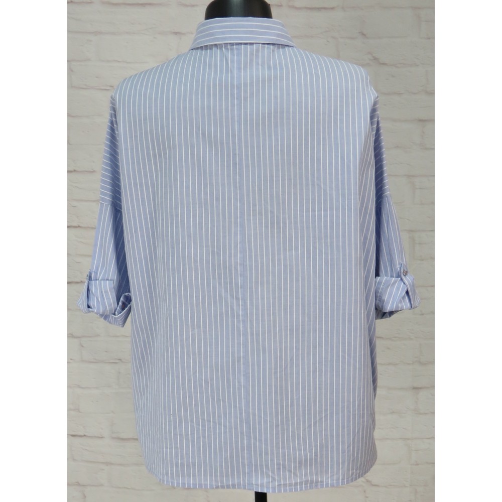 Рубашка из натурального хлопка, ZARA BASIC DENIM
